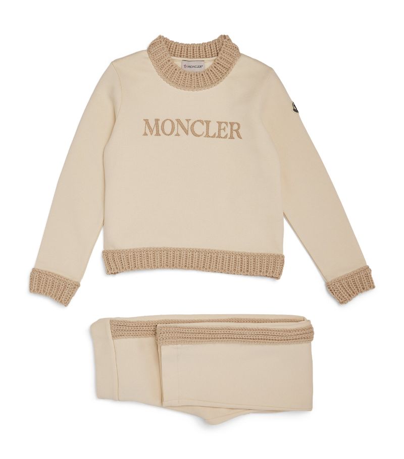 Moncler Enfant Moncler Enfant Cotton Knitted Tracksuit Set (4-6 Years)
