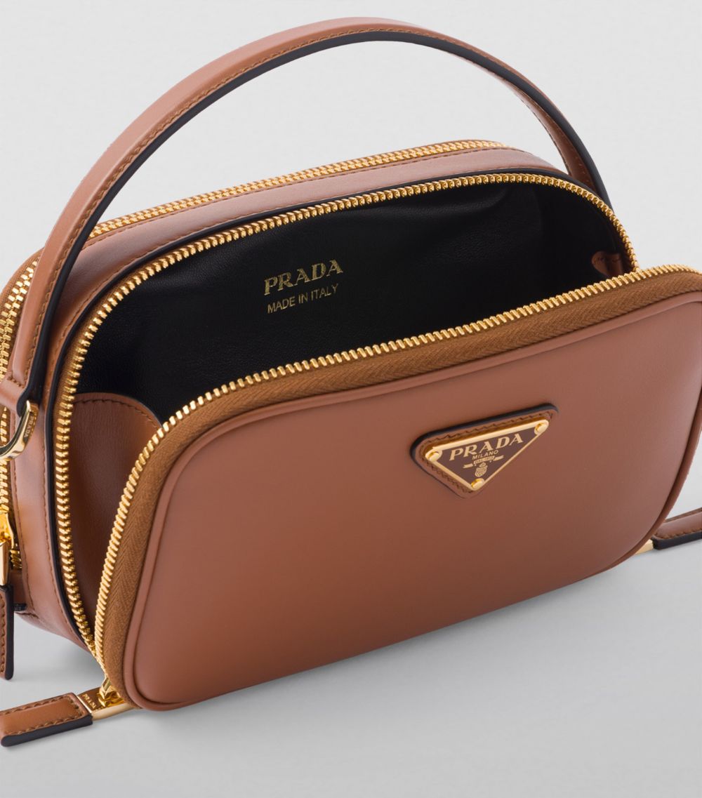 Prada Prada Mini Leather Top-Handle Bag