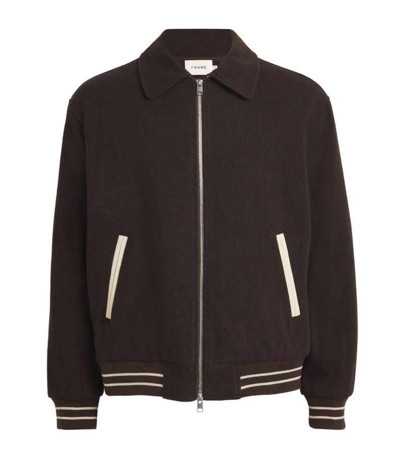 Frame Frame Wool-Blend Bomber Jacket