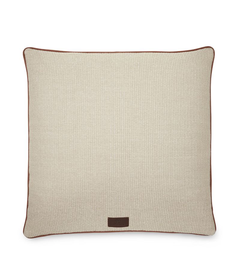 Brunello Cucinelli Brunello Cucinelli Stripe Techno Cushion (70Cm X 70Cm)