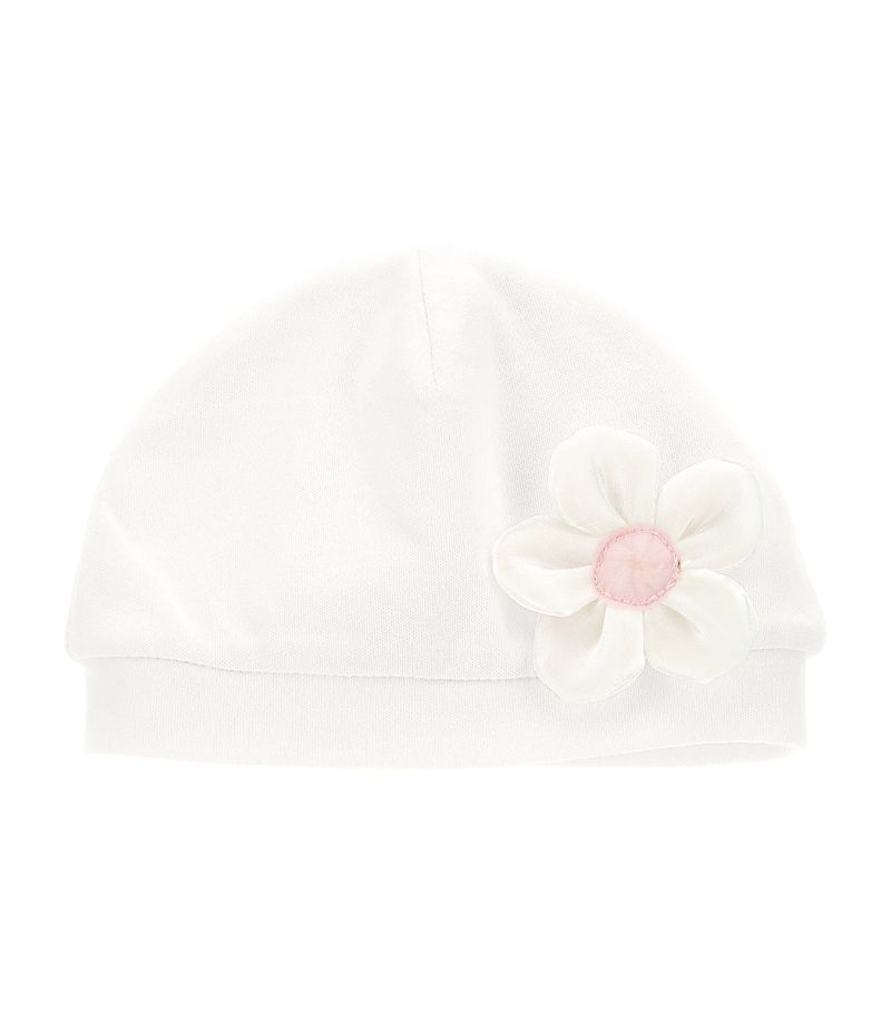 Monnalisa Monnalisa Cotton Flower Hat