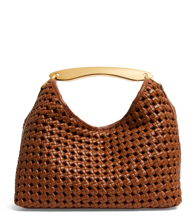 Elleme Elleme Leather Woven Boomerang Tote Bag