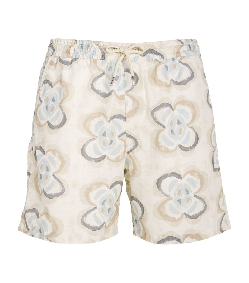 Nn07 Nn07 Cotton Blend Flower Print Shorts