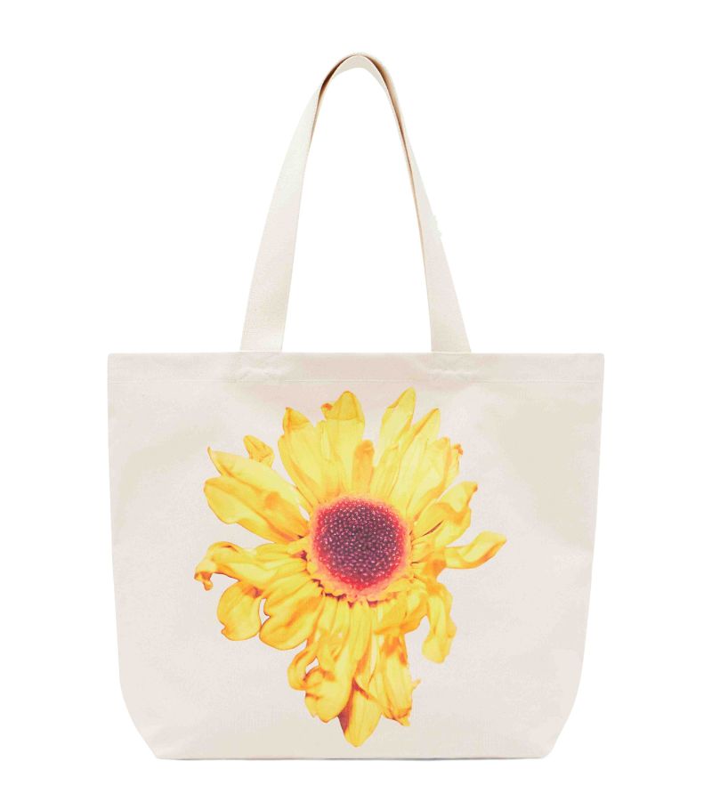 Jw Anderson Jw Anderson Canvas Sunflower Tote Bag