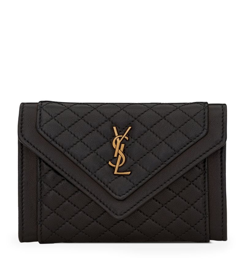 Saint Laurent Saint Laurent Quilted Leather Wallet