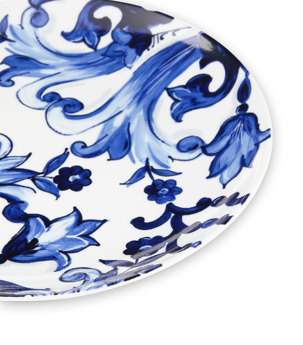  Dolce & Gabbana Casa Set Of 2 Blu Mediterraneo Dinner Plates (26Cm)