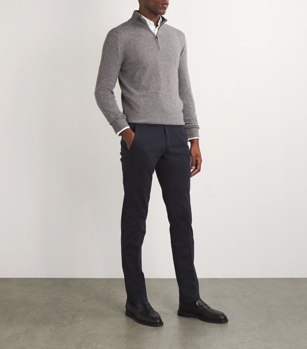 Corneliani Corneliani Wool-Blend Zipped Sweater