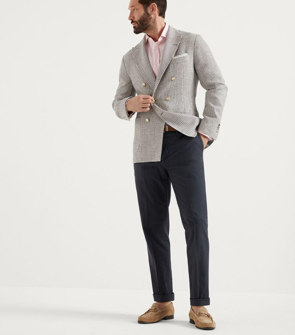 Brunello Cucinelli Brunello Cucinelli Cotton-Blend Gabardine Trousers