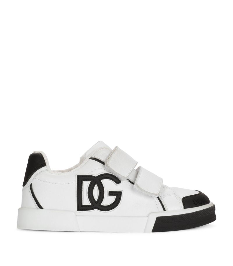 Dolce & Gabbana Dolce & Gabbana Kids Leather Portofino Sneakers