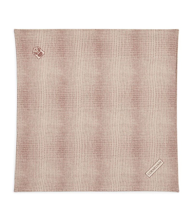 Corneliani Corneliani Silk Jacquard Pocket Square