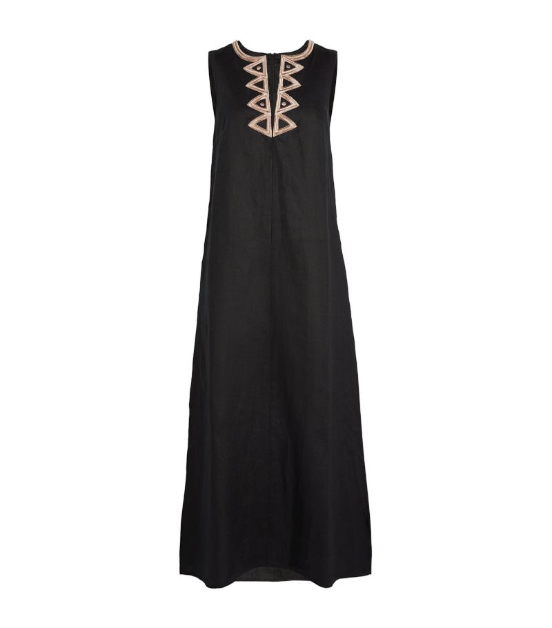 Max & Co. Max & Co. X Chufy Embroidered Dakar Maxi Dress