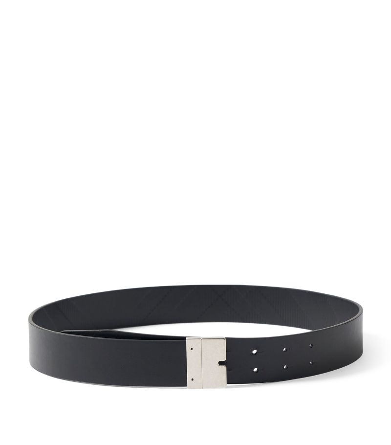 Burberry Burberry Leather Reversible B Cut Belt