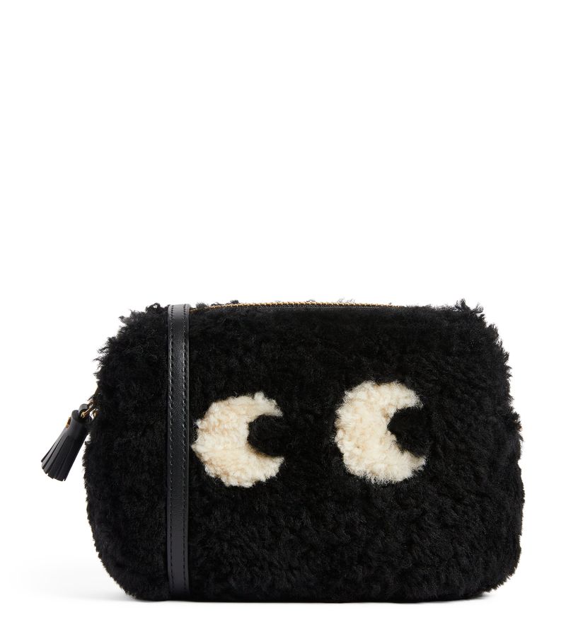 Anya Hindmarch Anya Hindmarch Shearling Eyes Cross-Body Bag