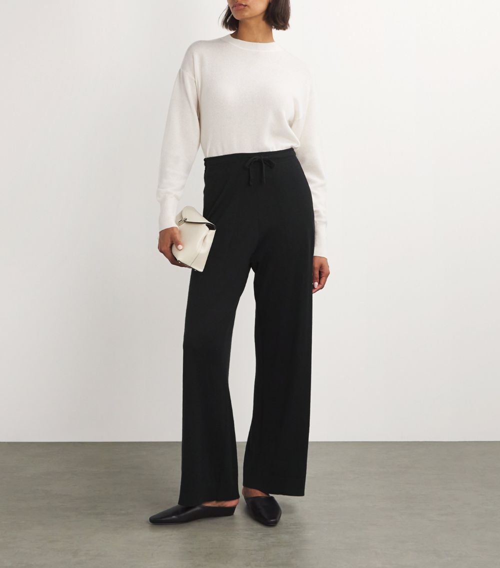 Le Kasha Le Kasha Cashmere Wide-Leg Sweatpants