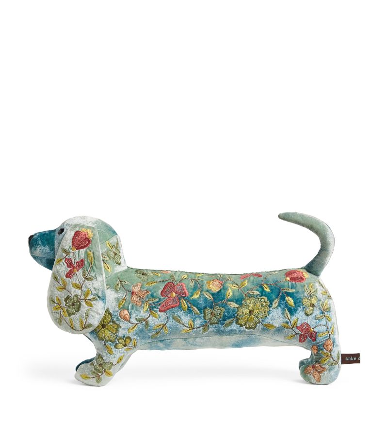 Anke Drechsel Anke Drechsel Velvet-Silk Dachshund Soft Toy (38Cm)