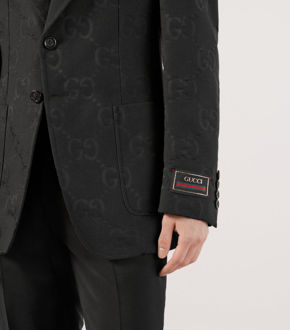 Gucci Gucci Jumbo Gg Canvas Blazer