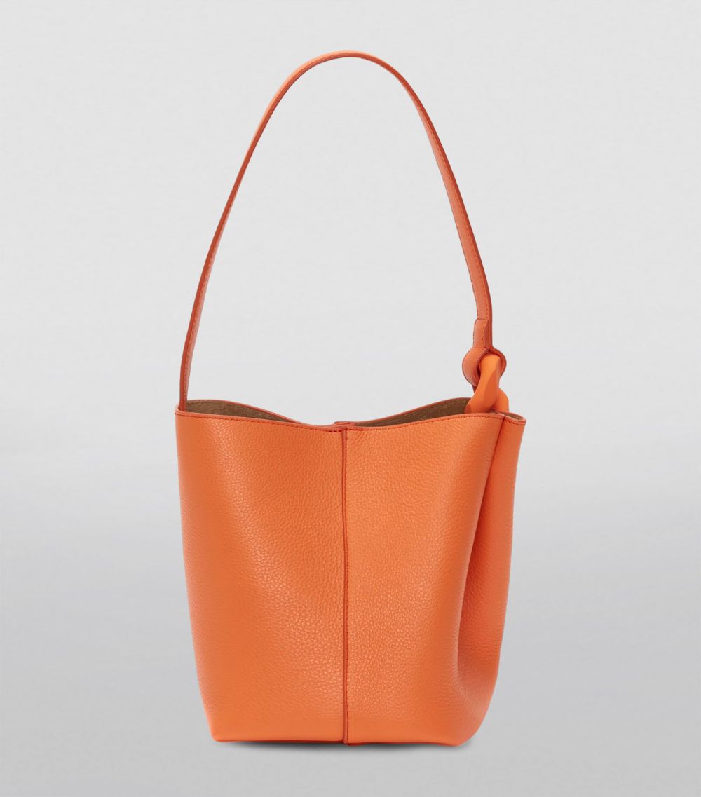 Jw Anderson Jw Anderson Leather Corner Bucket Tote Bag