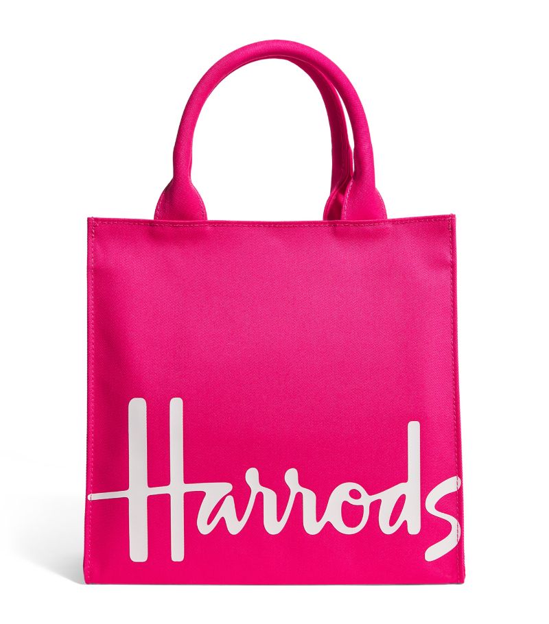 Harrods Harrods Small Cotton Logo Tote Bag