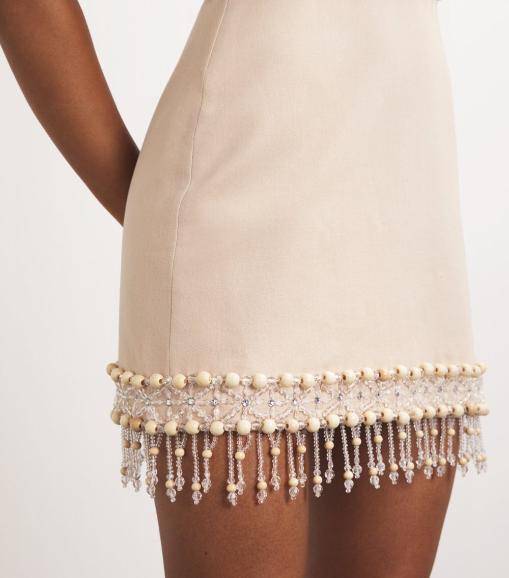 Patbo Patbo Bead-Embellished Mini Dress