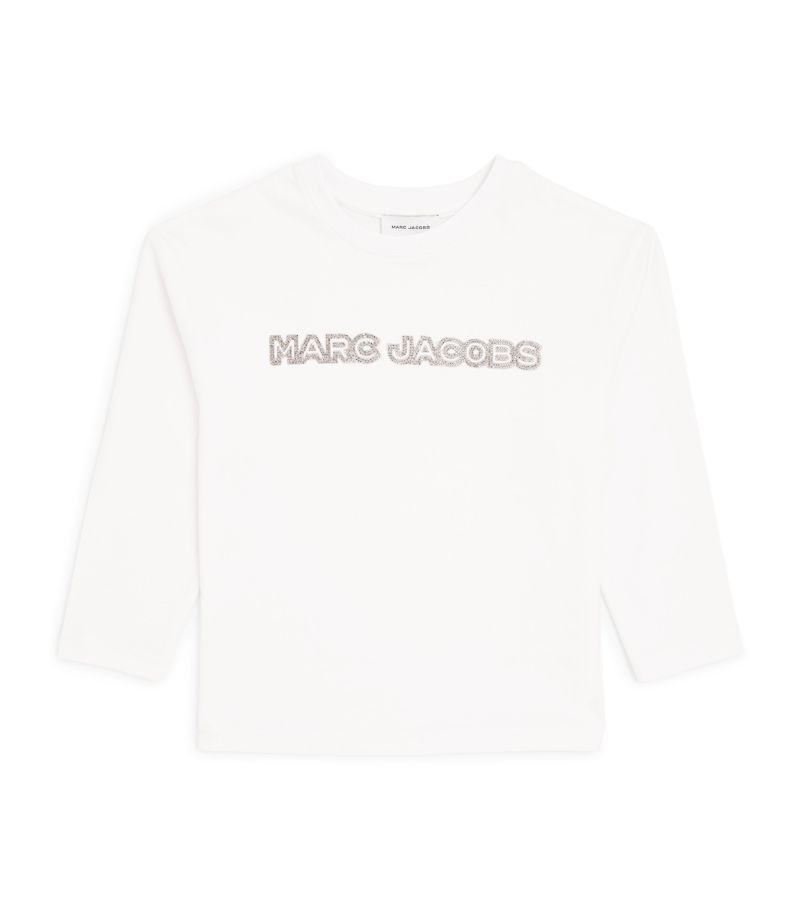 Marc Jacobs Kids Marc Jacobs Kids Rhinestone-Logo T-Shirt (4-12+ Years)