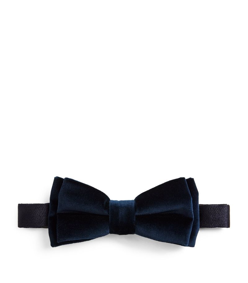 Paul Smith Paul Smith Cotton Velvet Pre-Tied Bow Tie