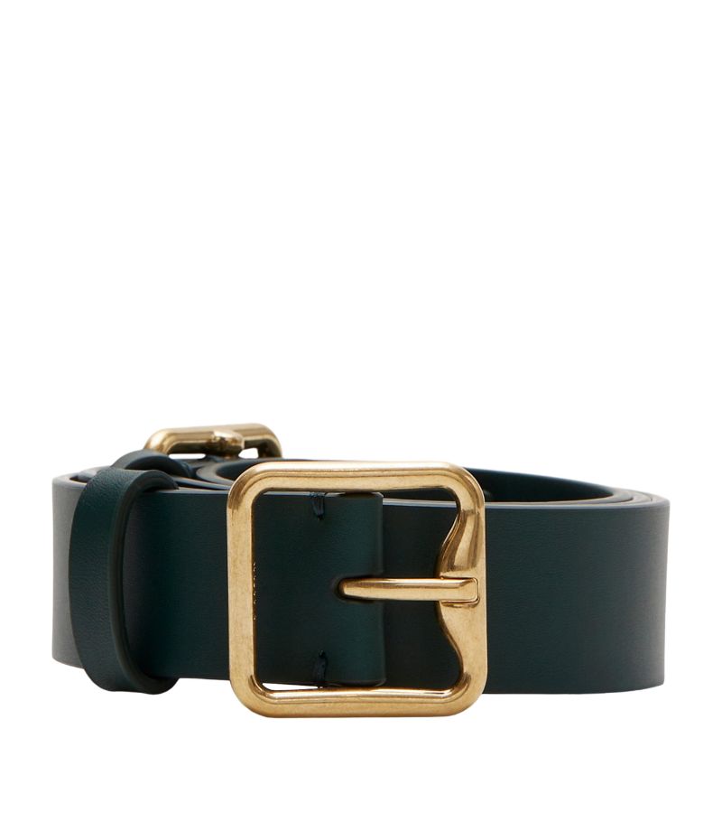 Burberry Burberry Leather Double B Buckle Belt