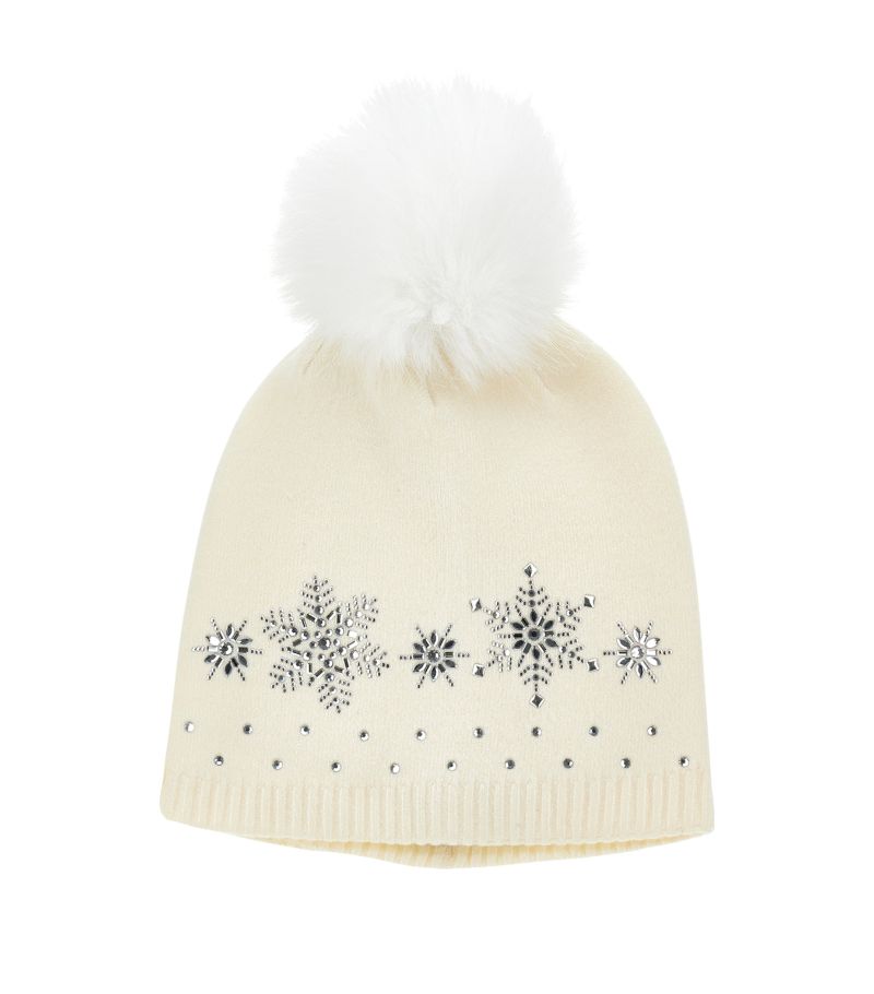 Monnalisa Monnalisa Snowflake Pattern Beanie