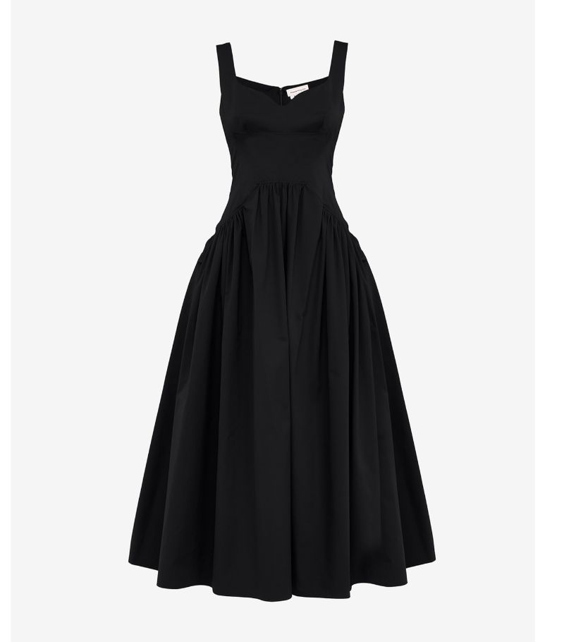 Alexander McQueen Alexander Mcqueen Bustier Midi Dress