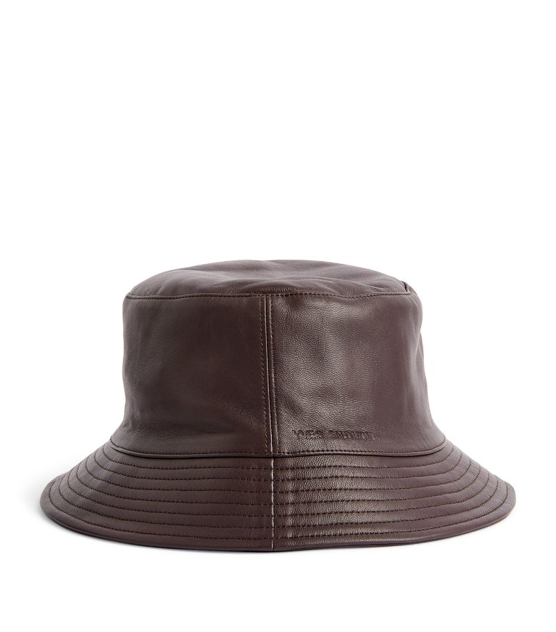 Yves Salomon Yves Salomon Lambskin Bucket Hat