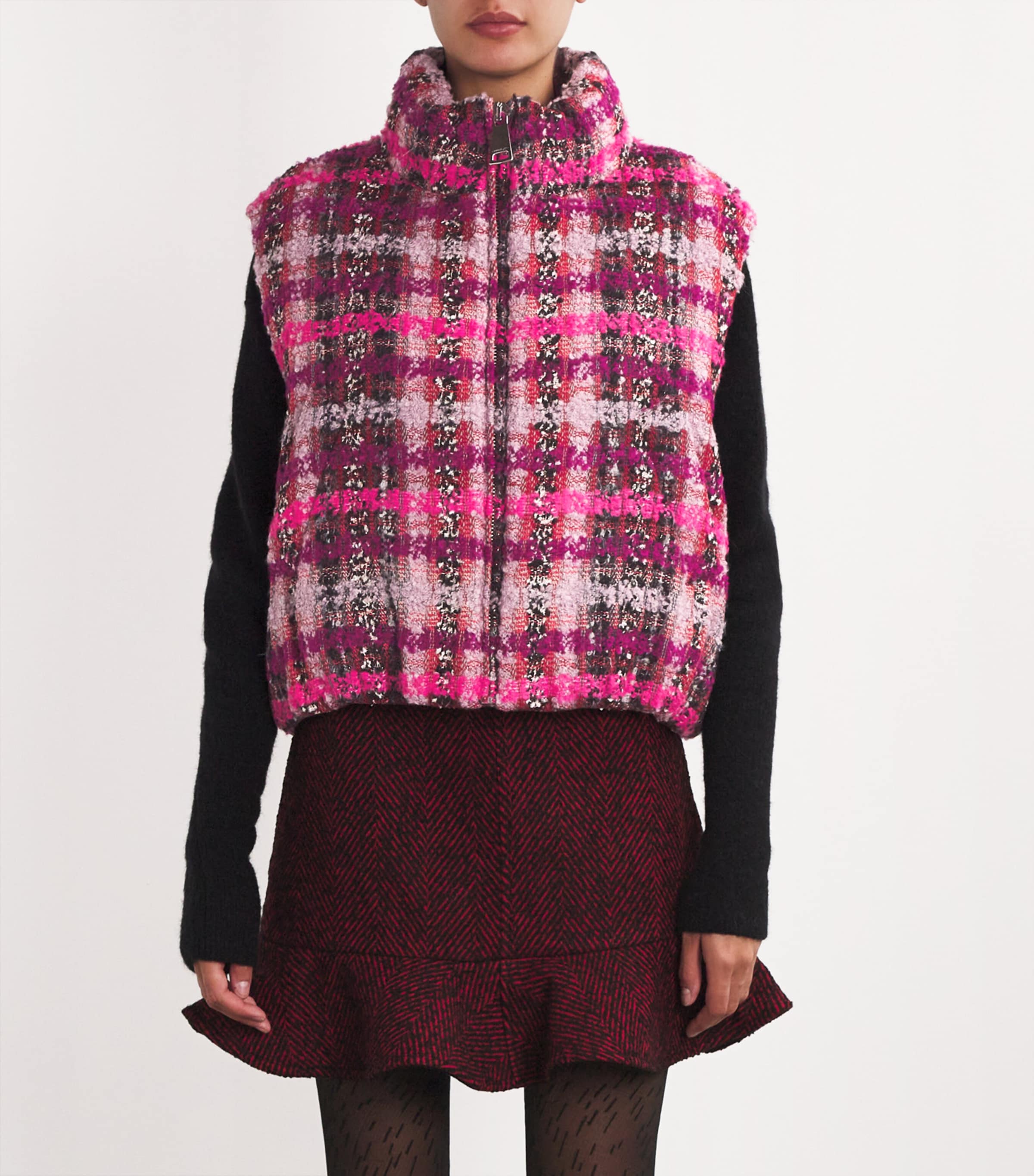 Khrisjoy Khrisjoy Tweed Down Joy Gilet