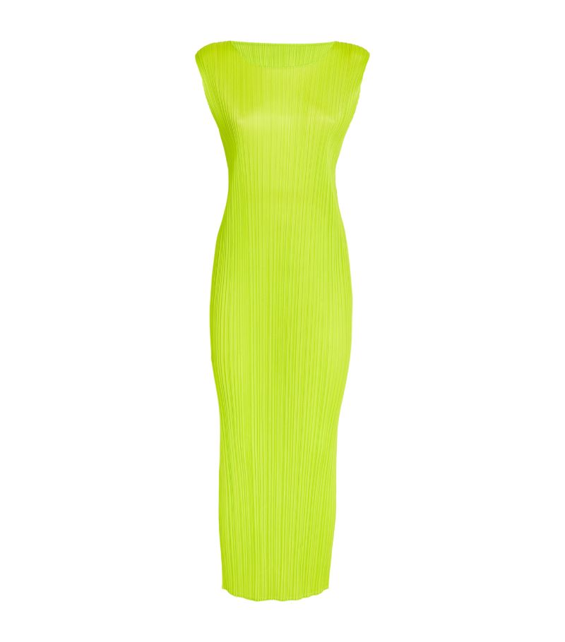 Pleats Please Issey Miyake Pleats Please Issey Miyake Pleated Peanuts Midi Dress