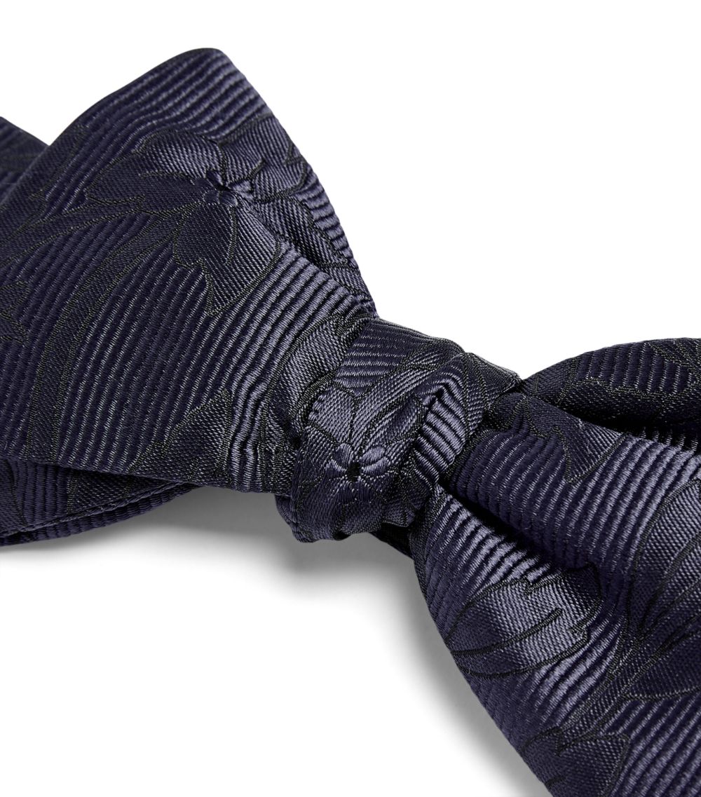 Eton Eton Silk Bow Floral-Pattern Tie