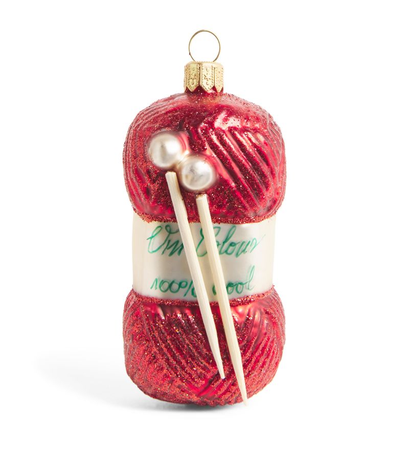 Harrods Harrods Yarn And Knitting Needles Tree Decoration (7Cm)