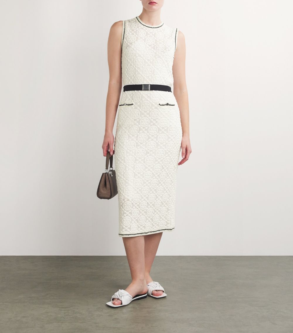 Tory Burch Tory Burch Cotton Monogram Dress