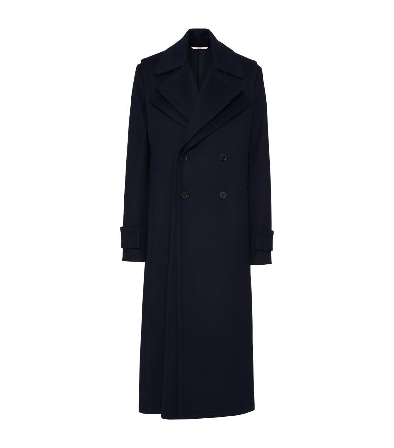 Valentino Valentino Wool-Cashmere Double-Breasted Coat