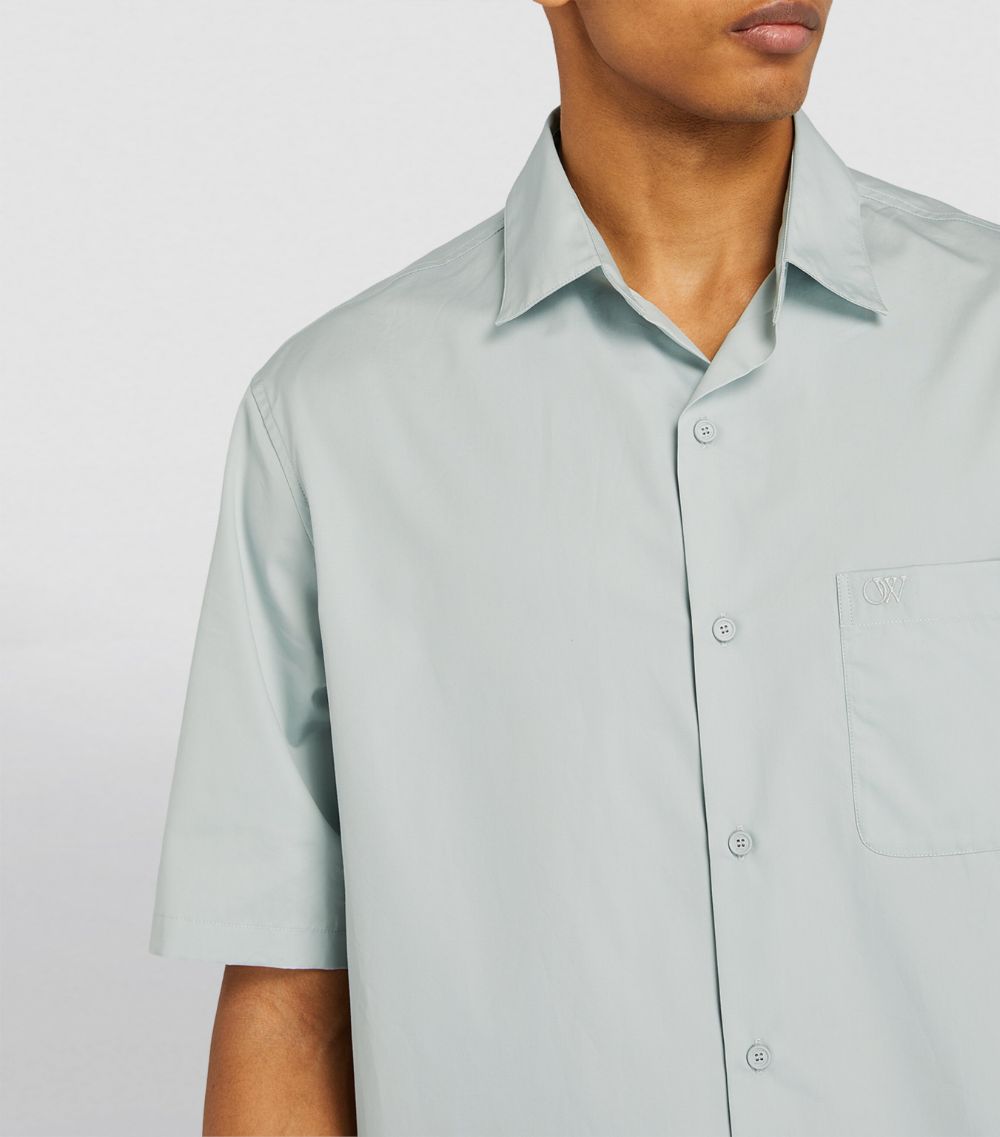 OFF-WHITE Off-White Heavy-Cotton Bowling Shirt