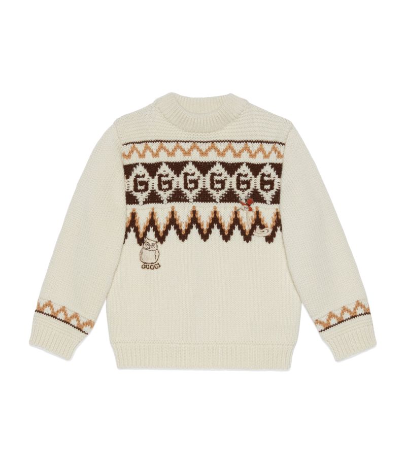 Gucci Gucci Kids Wool Fair Isle Sweater (4-12 Years)