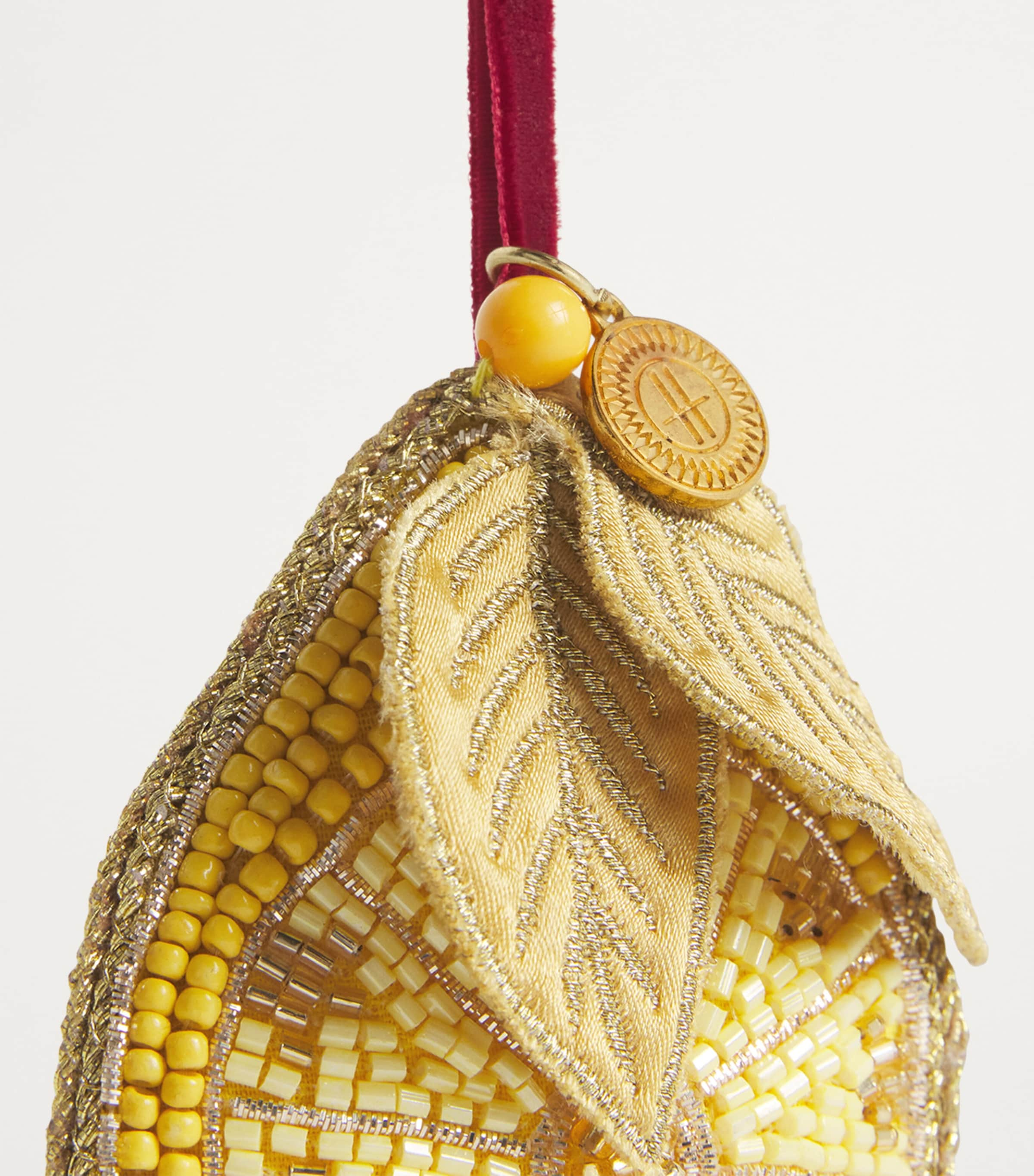 Harrods Harrods Beaded Lemon Tree Decoration