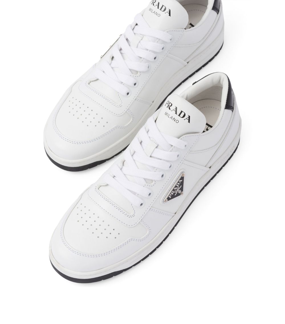 Prada Prada Leather Downtown Sneakers