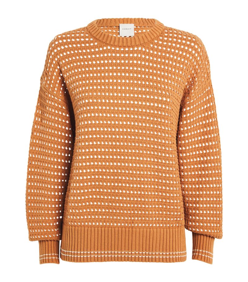 Varley Varley Crochet-Knit Fox Sweatshirt