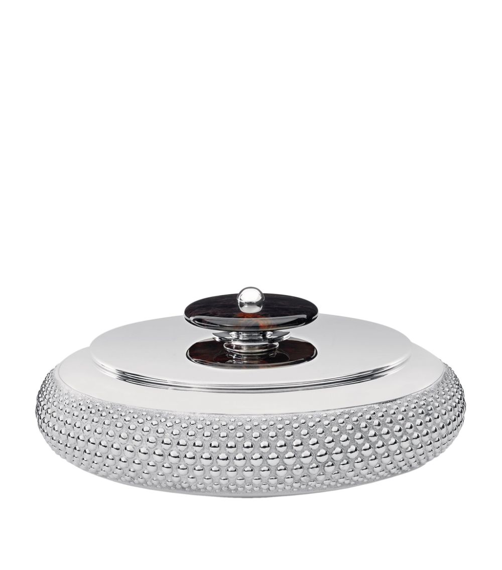 Christofle Christofle Silver-Plated Perles Box