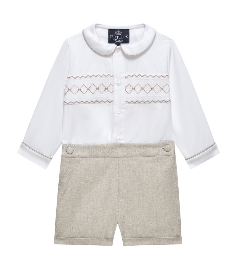 Trotters Trotters Rupert Shirt And Shorts Set (5-7 Years)