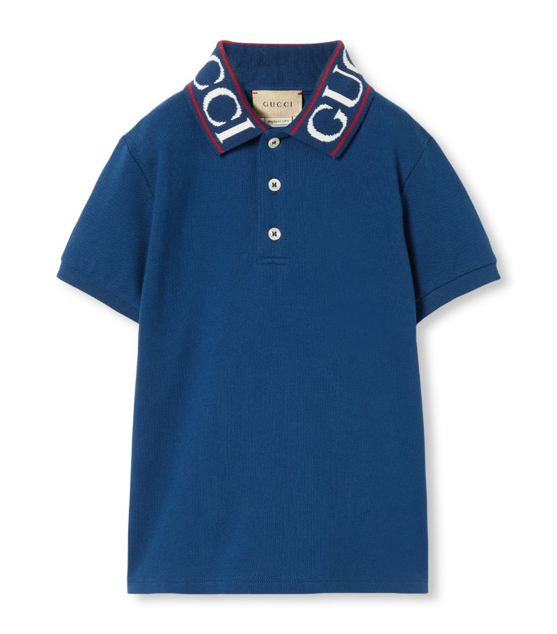 Gucci Gucci Kids Cotton Polo Shirt (4-12 Years)