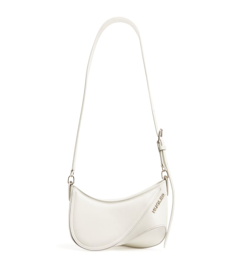 Mugler Mugler Small Leather Spiral Curve 01 Shoulder Bag