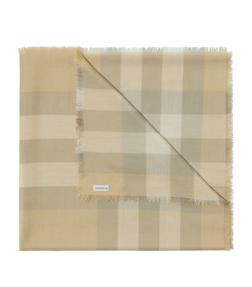 Burberry Burberry Cashmere-Silk Check Scarf