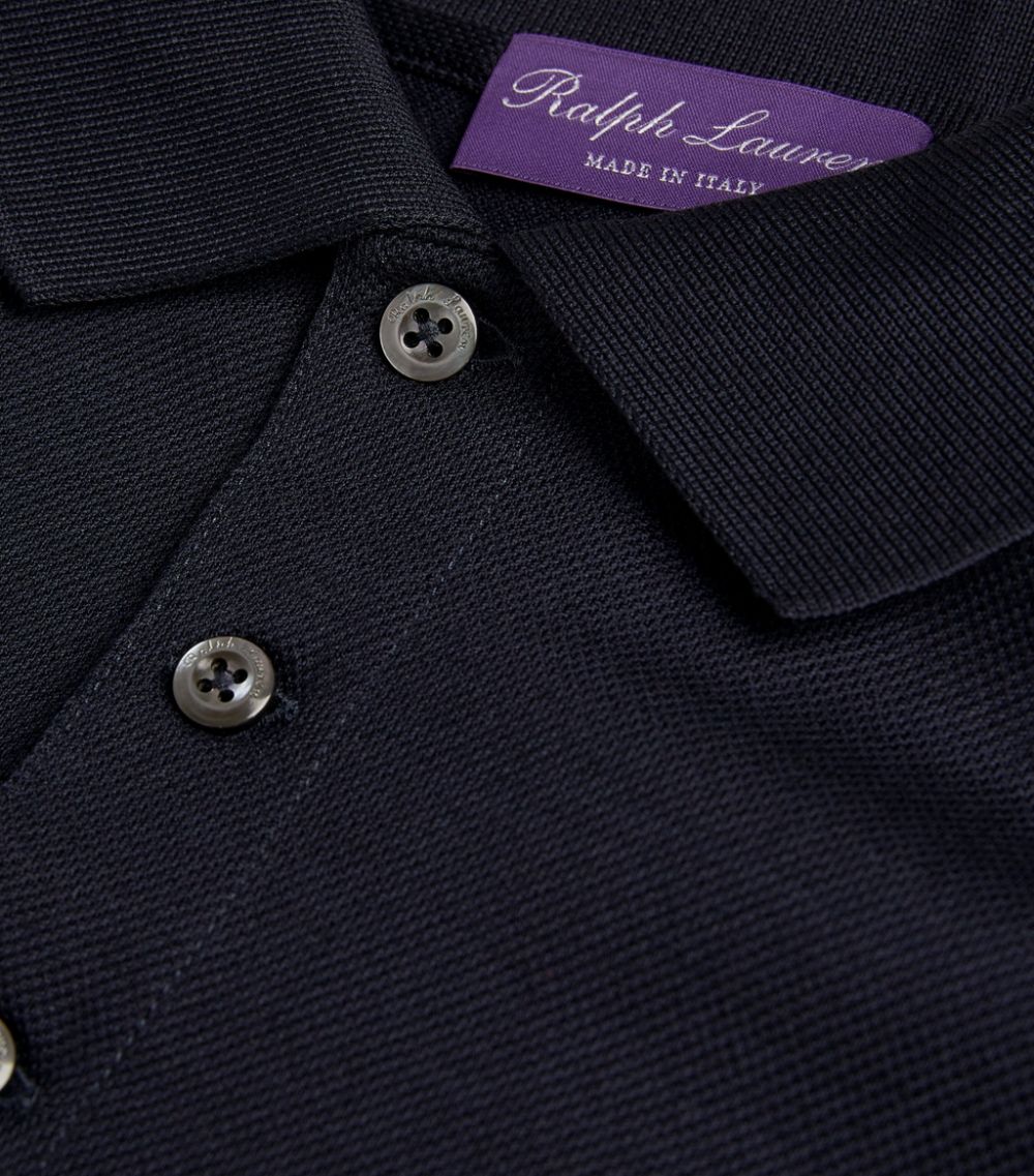 Ralph Lauren Purple Label Ralph Lauren Purple Label Cotton Logo Polo Shirt