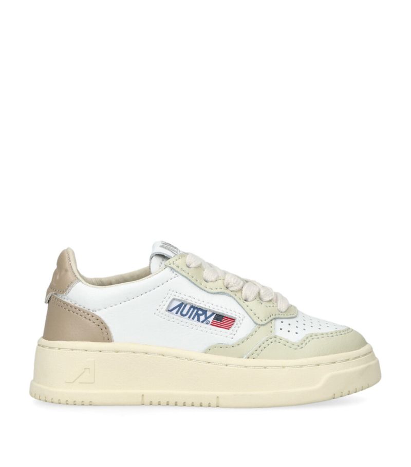 AUTRY Autry Leather Low-Top Medalist Contrast Sneakers