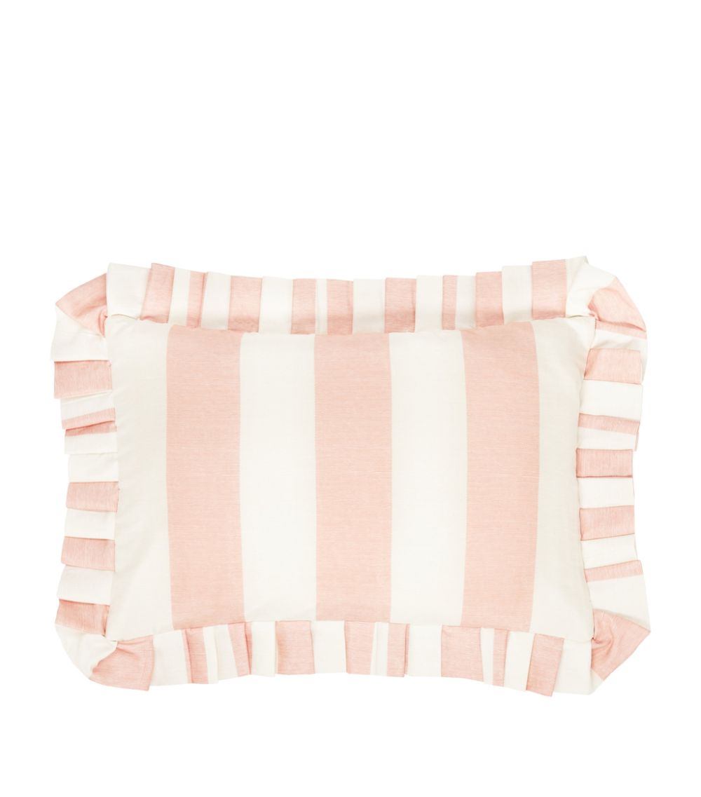 Gingerlily Gingerlily Silk Striped Cary Cushion (40cm x 60cm)