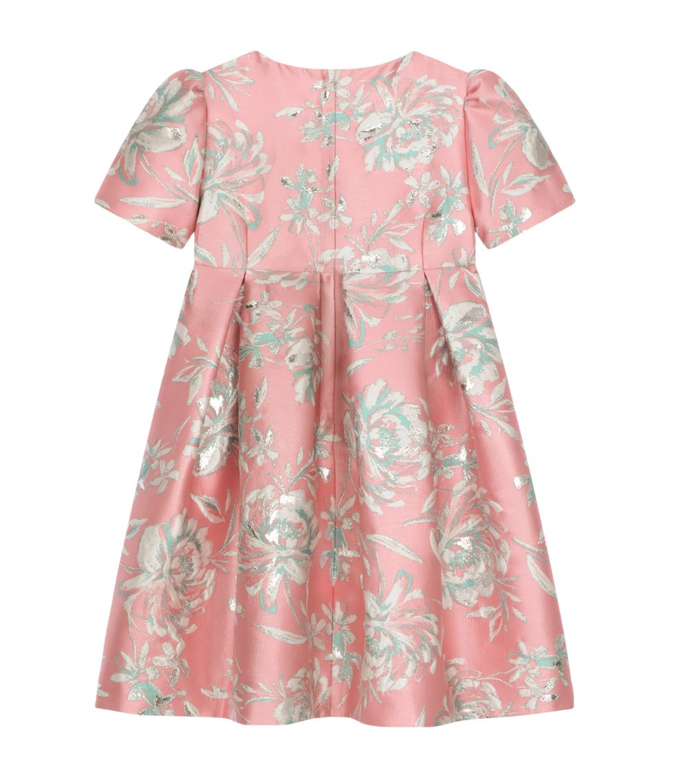 Dolce & Gabbana Dolce & Gabbana Kids Silk Brocade Floral Dress (8-14 Years)