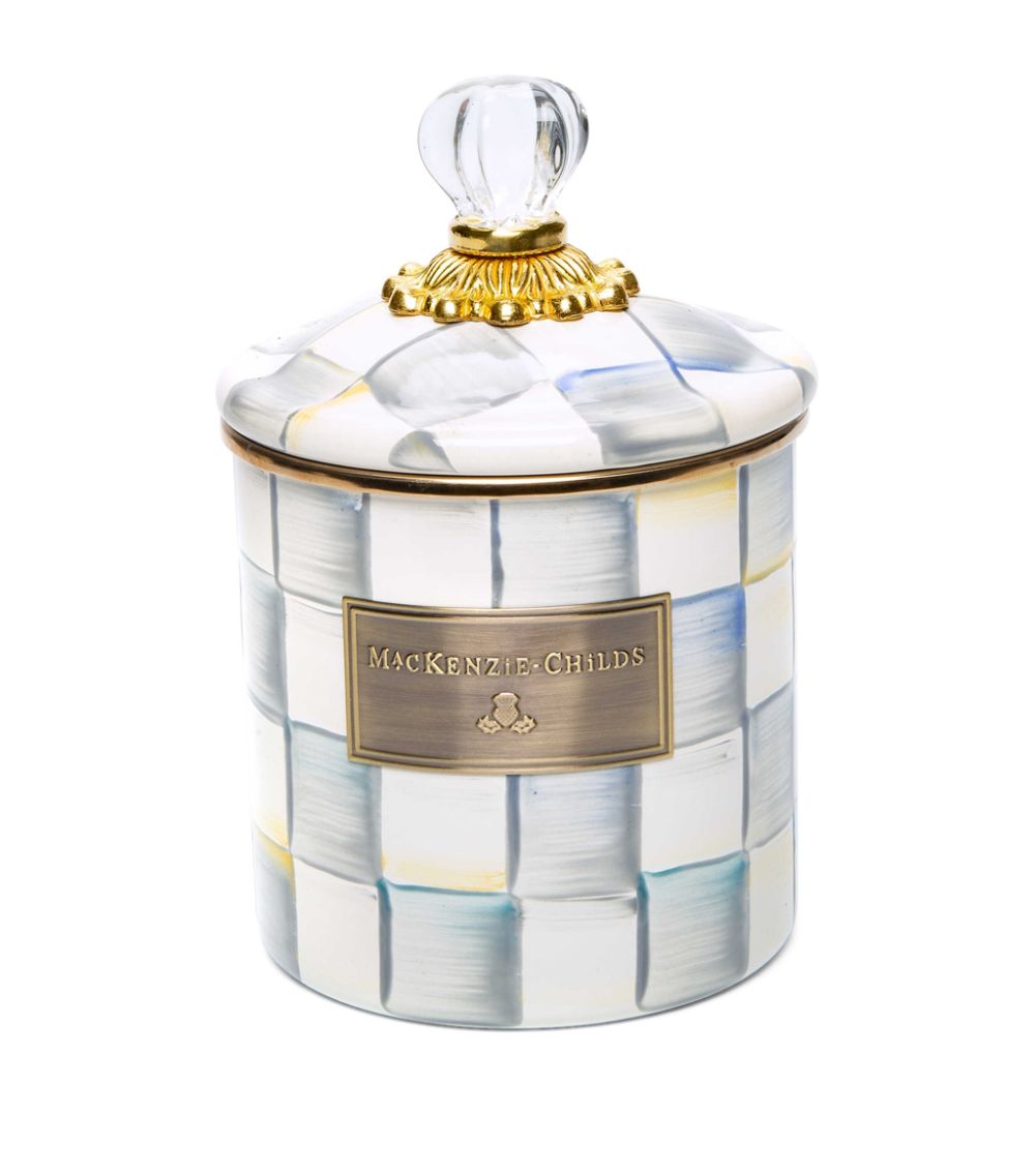 Mackenzie-Childs Mackenzie-Childs Small Sterling Check Canister (19Cm)